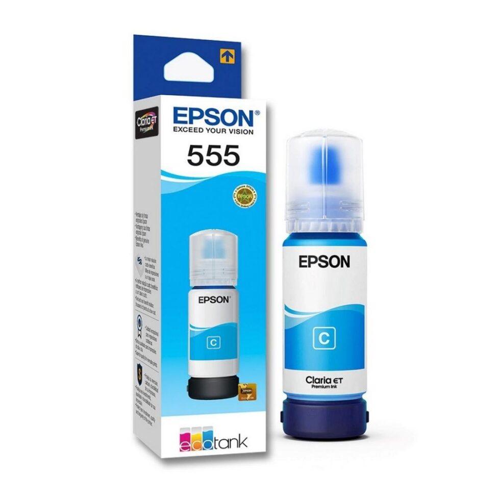 Botella de Tinta Epson T555220-AL Cyan