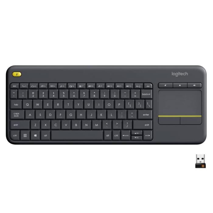 Teclado Inalámbrico Logitech k400 Plus con TouchPad