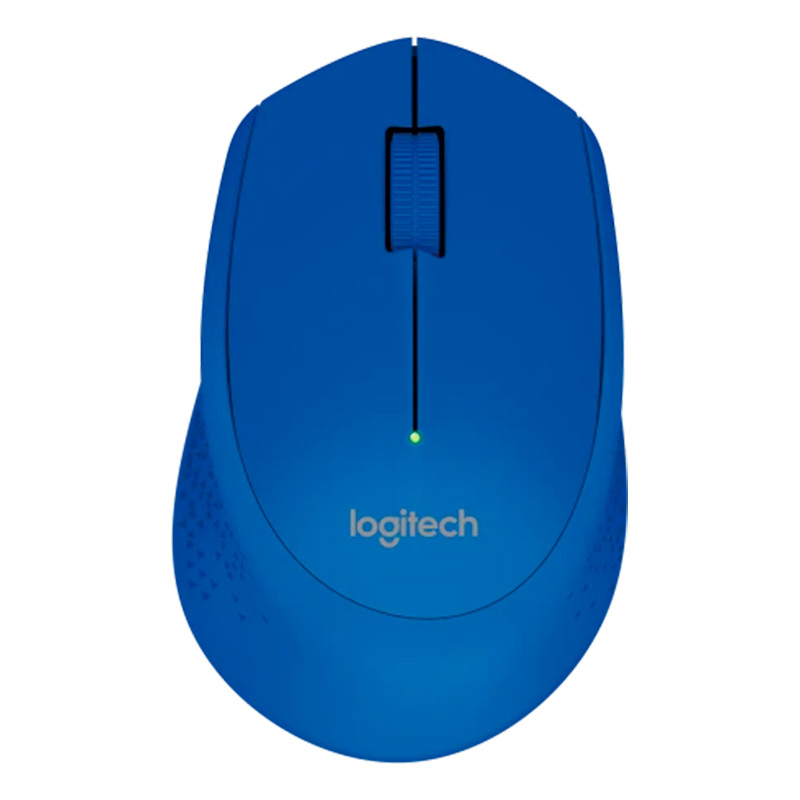 Mouse Logitech Óptico  Dpi 1000 (Máx) 3 Botones Utiliza Batería AA Inalámbrico hasta 10m Azul