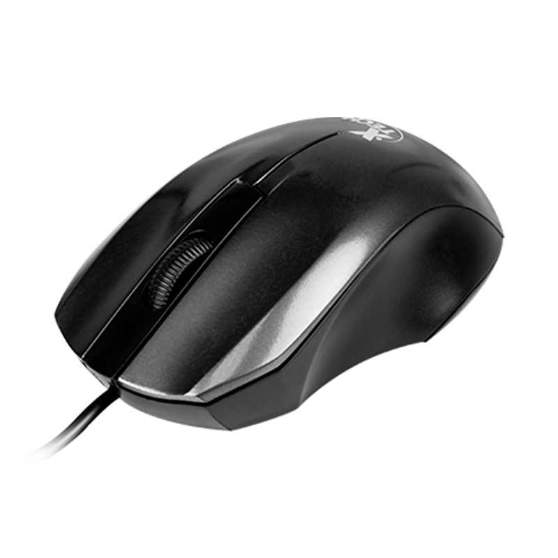 Mouse Xtech XTM-185 3D con 3 Botones 800 DPI USB Negro