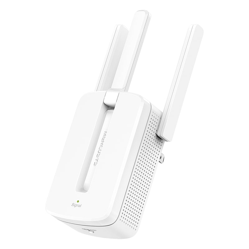 Extensor Mecusys MW300RE Frecuencia 2,4 GHz Velocidad 300Mbps Wi-Fi 3 antenas externas