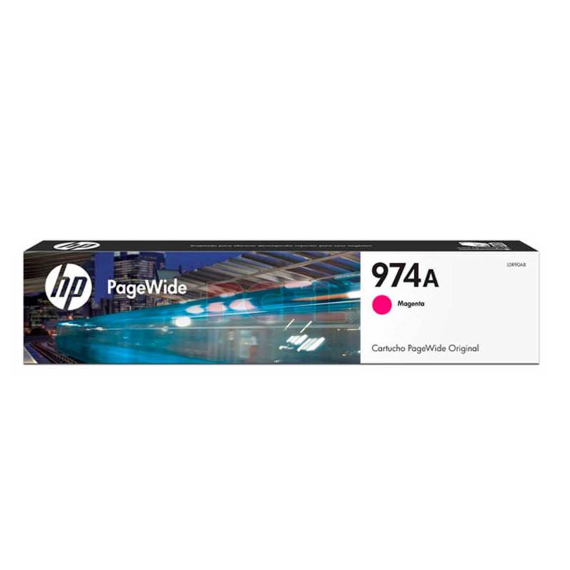 Cartucho de Tinta HP 974A Magenta Pagewide Original