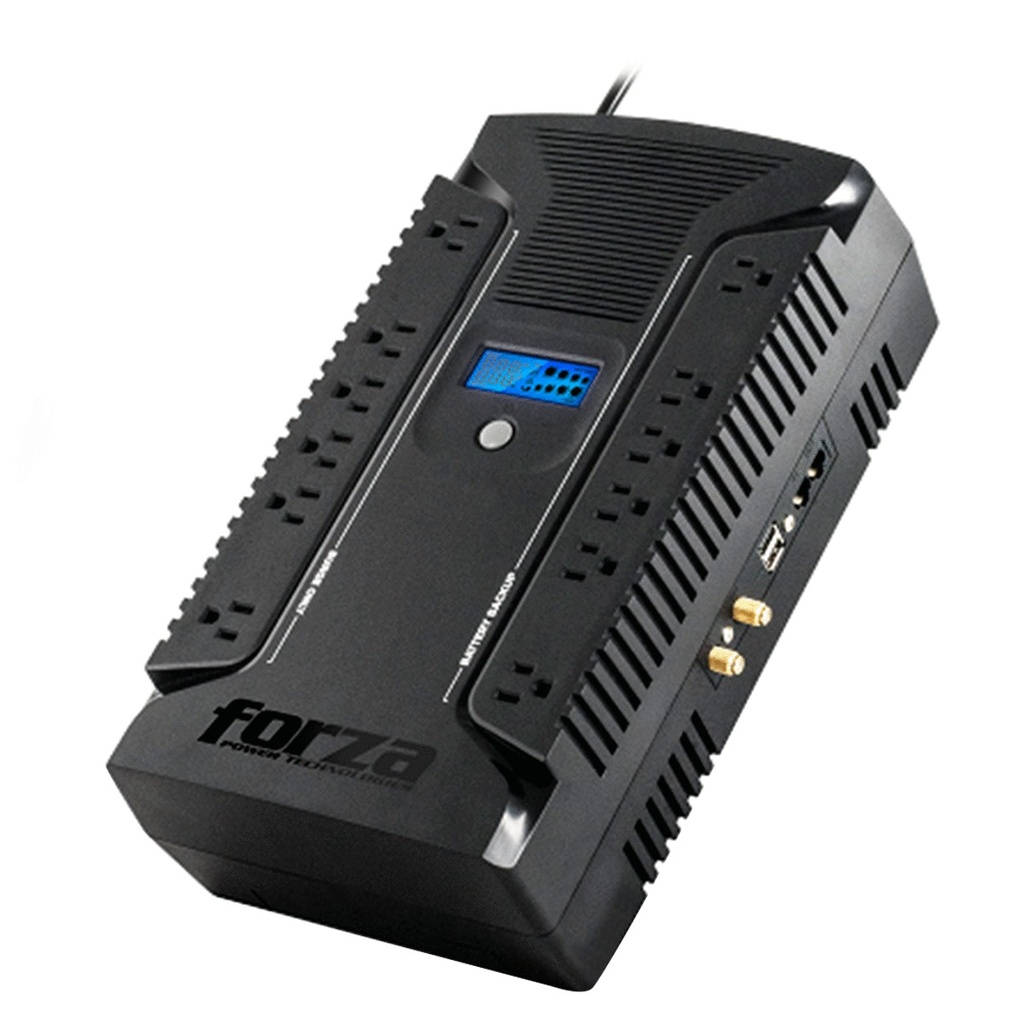 UPS 1000VA Forza HT-1000LCD 600W 12 Tomas