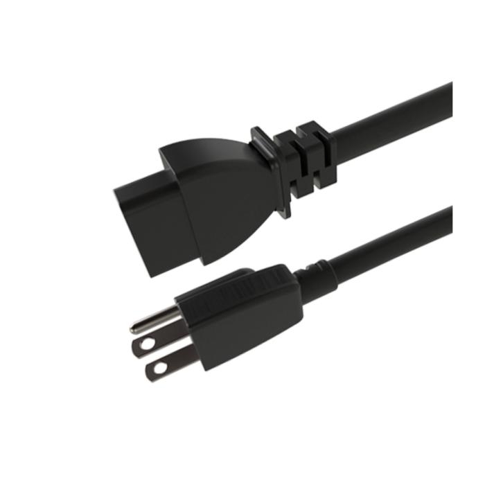 Cable de Poder Xtech Para Notebook Con Enchufe NEMA de 3 Clavijas Negro