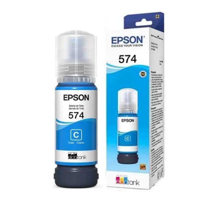 Botella de Tinta Epson T574220 Color Cyan 70ml