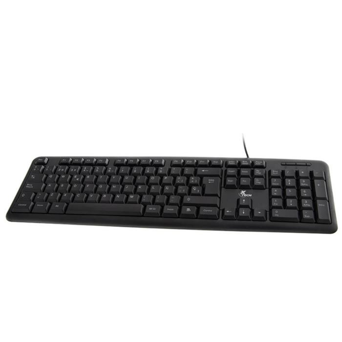 Teclado Alámbrico Xtech XTK-092S USB Negro