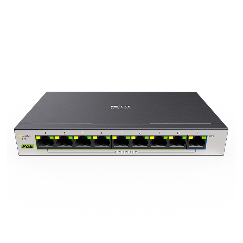 Nexxt Vertex V900P 9 Port PoE+ Switch Giga 60W NSW-V900P