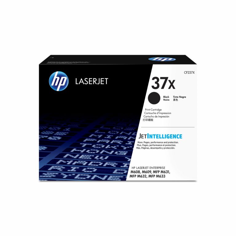 Cartucho de tóner original LaserJet HP 37X de alto rendimiento, Negro