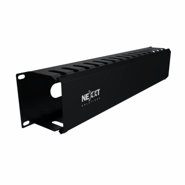 Conducto de organización de cables de bastidor Nexxt Solutions 2U 19" horizontal