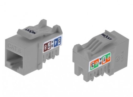 Keystone Jack Nexxt Solutions Infrastructure Cat6 Gris 1000 Mbps