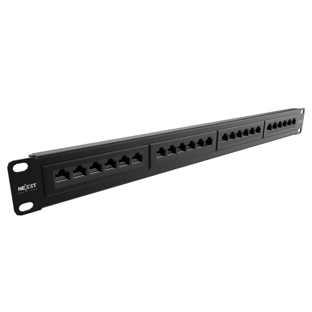 Tablero de conexiones Nexxt Solutions 1U y 2U 19" De 24 Puertos