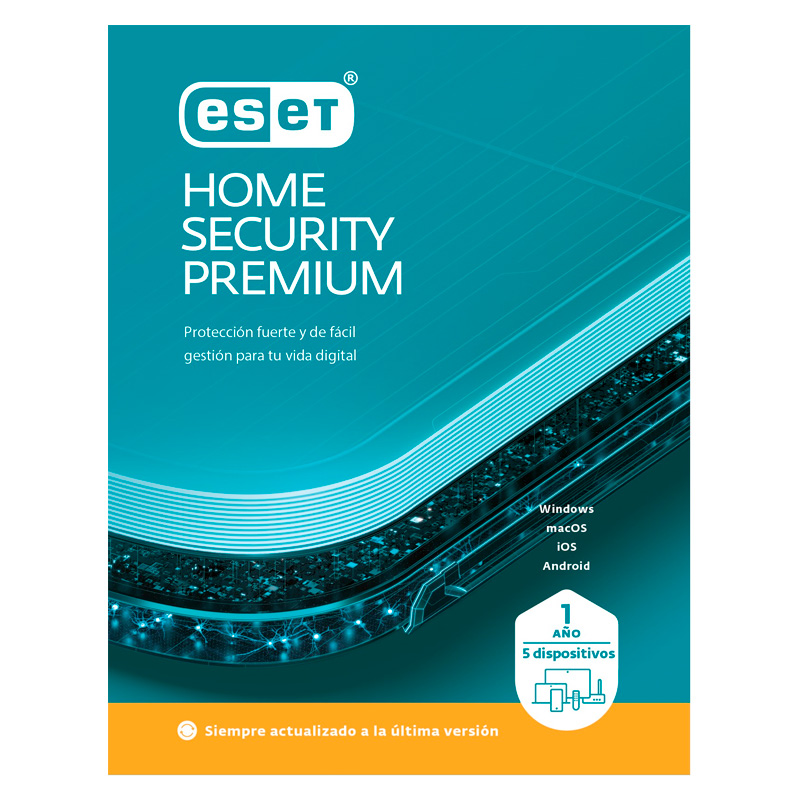 Licencia ESET Home Security Premium 5 *DIGITAL* 1 Y De Vigencia