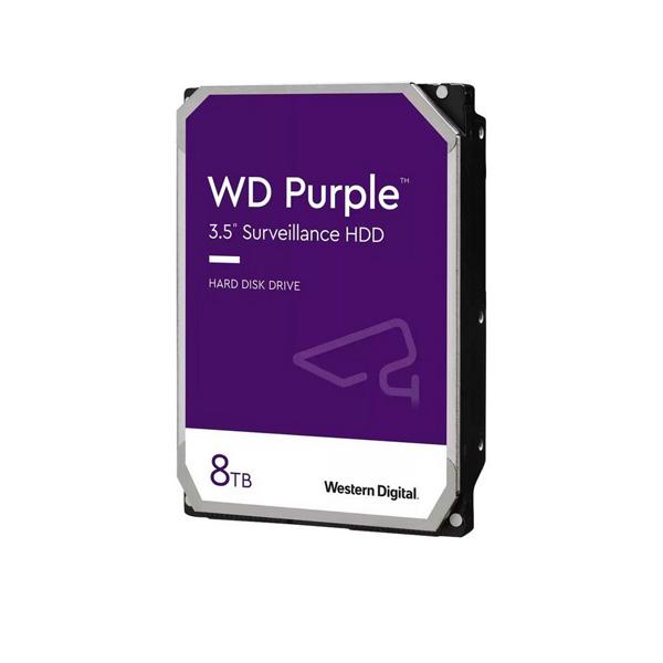 Western Digital Disco duro interno WD de vigilancia púrpura de 8 TB - SATA 6 Gb/s, caché de 256 MB, 3.5"