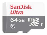 Tarjeta de memoria flash (adaptador microSDHC a SD Incluido) SanDisk Ultra  64 GB