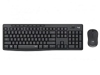 Combo De Teclado Y Mouse Inalámbricos Logitech MK370 Color Grafito Español