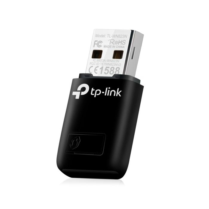 Mini Adaptador USB Inalámbrico N de 300Mbps TL-WN823N
