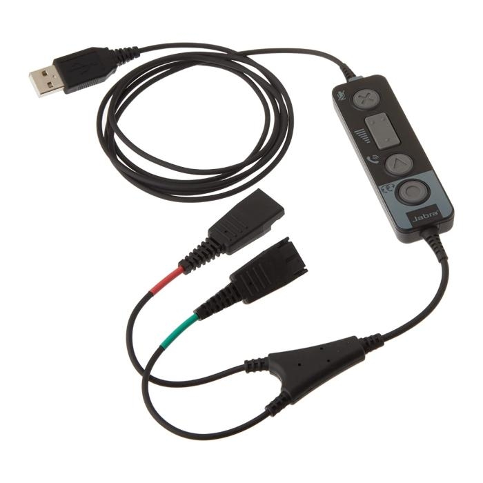 Cable para Auriculares Jabra Link 265 Quick Disconnect Color Negro