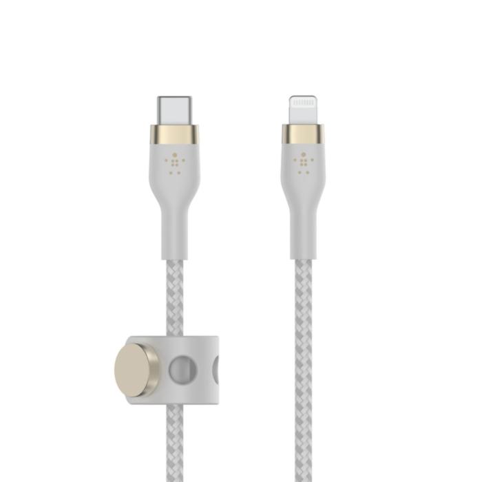 Cable de Carga Trenzado Belkin Lightning 3m Color Blanco