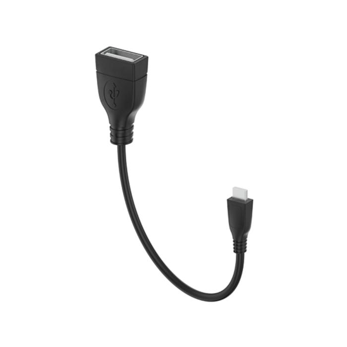 Adaptador Micro Xtech XTC-368 USB a USB-A OTG Color Negro