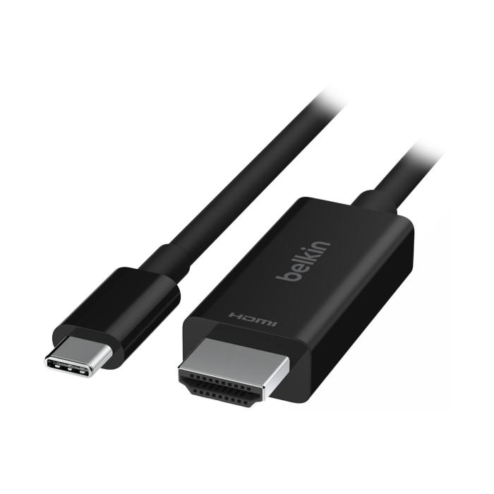 Cable Belkin AVC012BT2MBK USB C a HDMI 2.1 2m Color Negro
