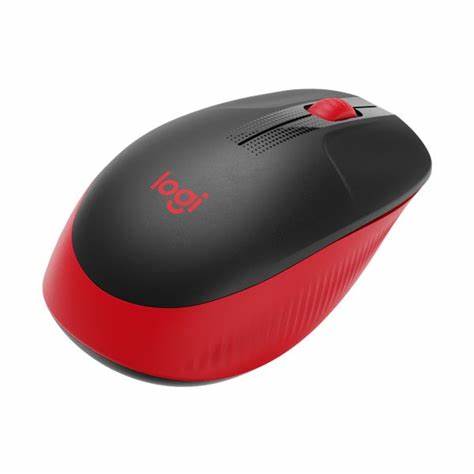Mouse Inalámbrico Logitech M190 1000DPI Negro/Rojo