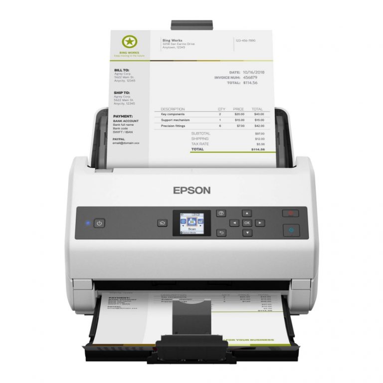 Escáner Duplex Epson WorkForce DS-870  De Documentos a Color