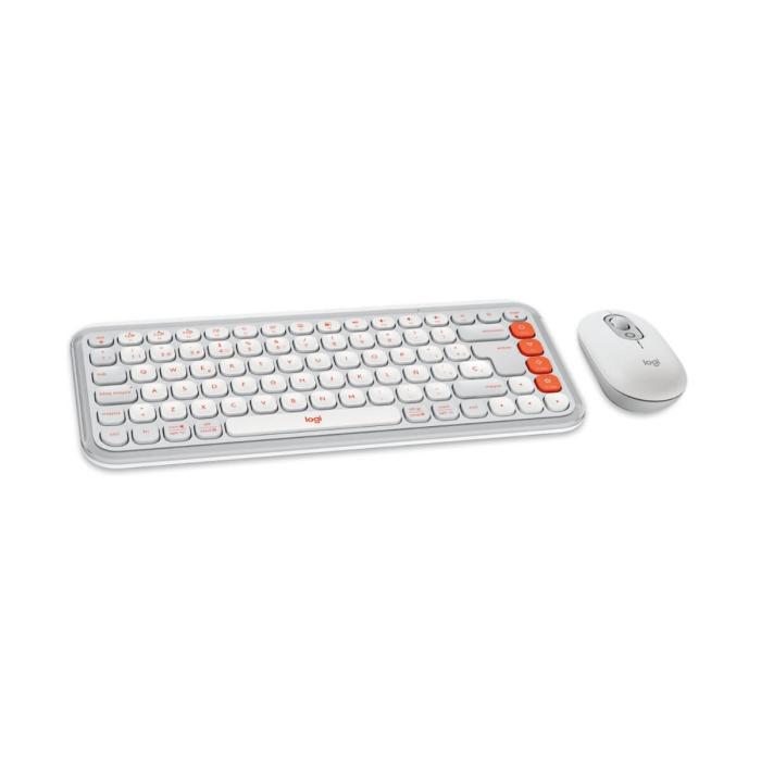 Combo de Teclado y Mouse Logitech  POP Icon Inalámbricos Bluetooth en Español