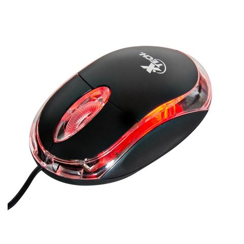 Mouse Xtech XTM-195 Alámbrico USB 1000 DPI Negro