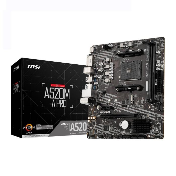 Motherboard MSI A520M-A PRO AM4 2xDDR4 Micro ATX