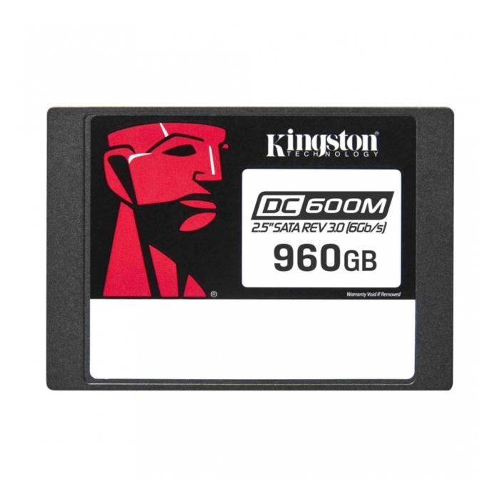 Unidad de Estado Sólido Kingston 2.5" 960 GB DC600M Enterprise Uso Mixto Servidor