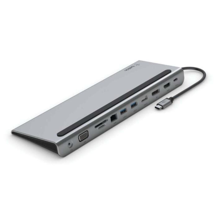 HUB Belkin INC004BTSGY USB-C con HDMI VGA Ethernet y Carga PD hasta 100W