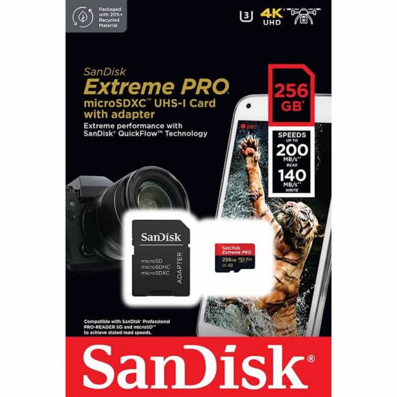 Tarjeta de Memoria SanDisk  SDSQXCD-256G-GN6MA de 256GB