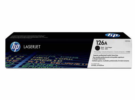 Cartucho de Tóner H.P. 126A Color Negro Laserjet Original