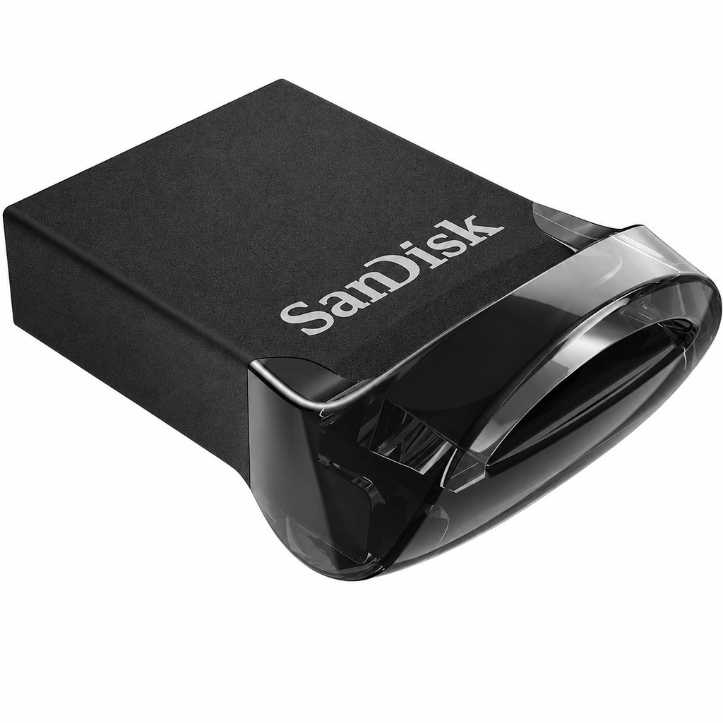 Memoria USB SanDisk USB 3.2 Gen 1 de 128GB Color Negro