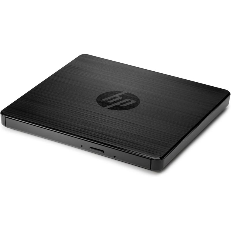 Unidad lectora externa HP de CD/DVD, RW de escritura/lectura, USB, Black, Portátil