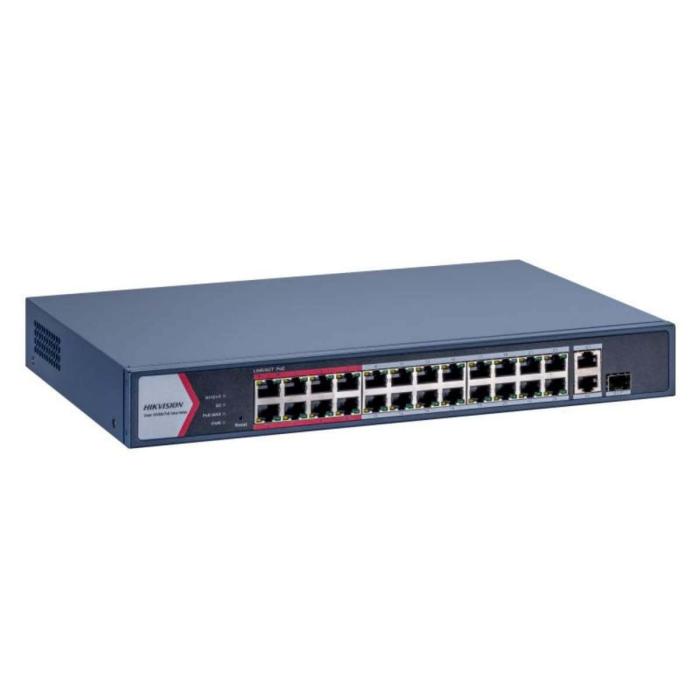 Switch Hikvision DS-3E1326P-EI/M de 24 Puertos PoE 10/100 Mbps 230W