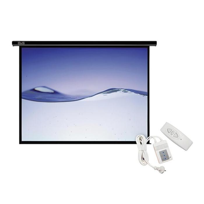 Pantalla De Proyección Motorizada KlipXtreme KPS-502 de 100" Blanco