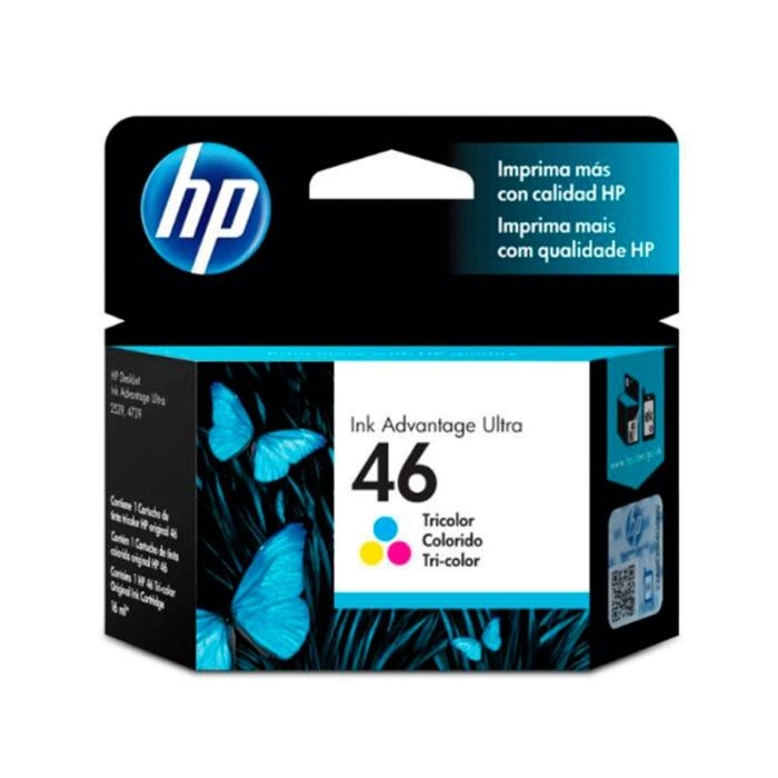 Cartucho HP CZ638AL 46 Tricolor