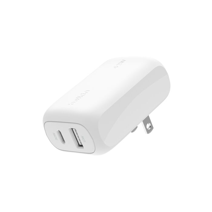 Cargador Belkin de pared doble de 42 W USB-C, USB-A 