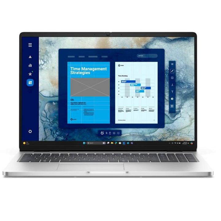 Notebook Dell Pro Silver 16" Core Ultra 7 255U 16GB RAM 512GB SSD W11 Pro Español 3Y