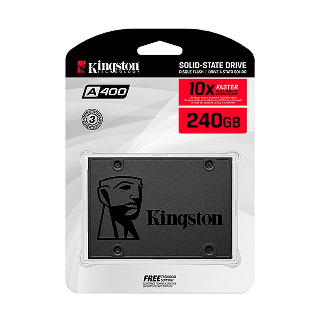 Unidad de Estado Solido Kingston A400 2.5" SATA 6GB/S 120GB