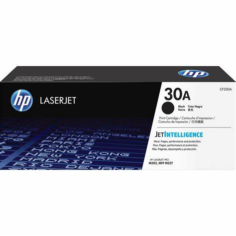 Cartucho de tóner H.P. CF230A =30A Negro