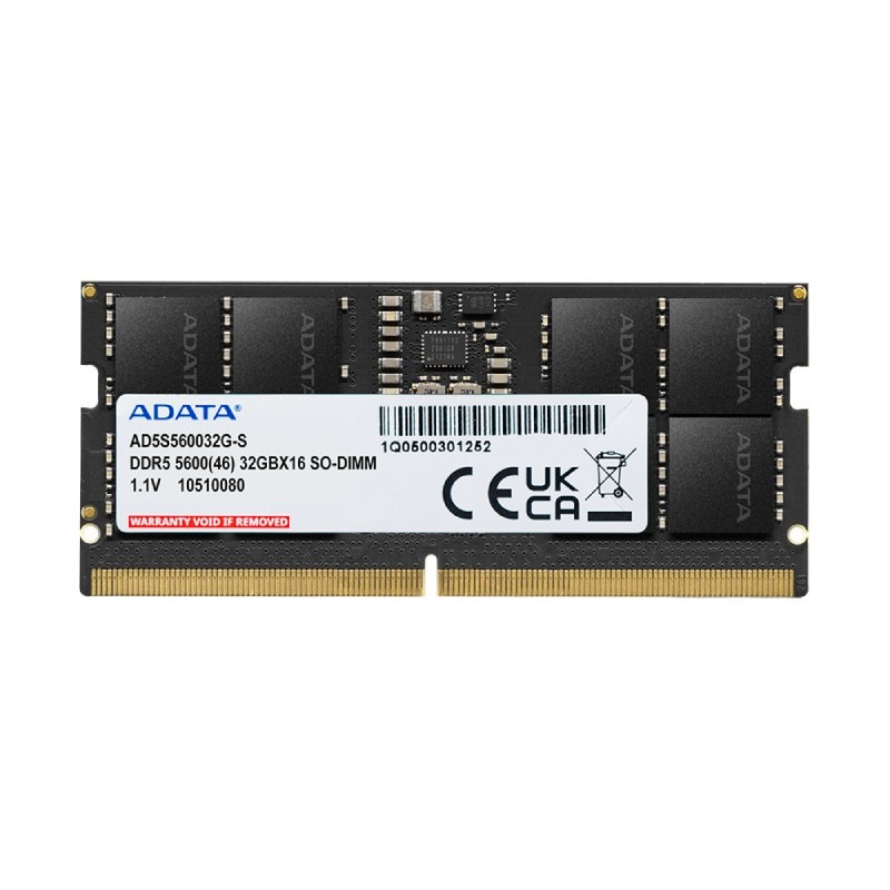 Memoria Ram DDR5 SODIMM 16GB ADATA Premier 5600MHz CL46
