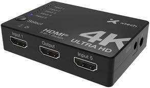 Xtech - XHA-430- Switch HDM -  Negro - 1y