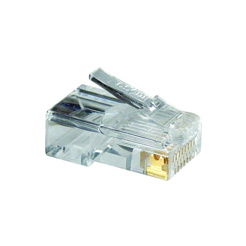 Conector RJ45 Nexxt Cat5e 50 Micras para Cable de Red Ethernet