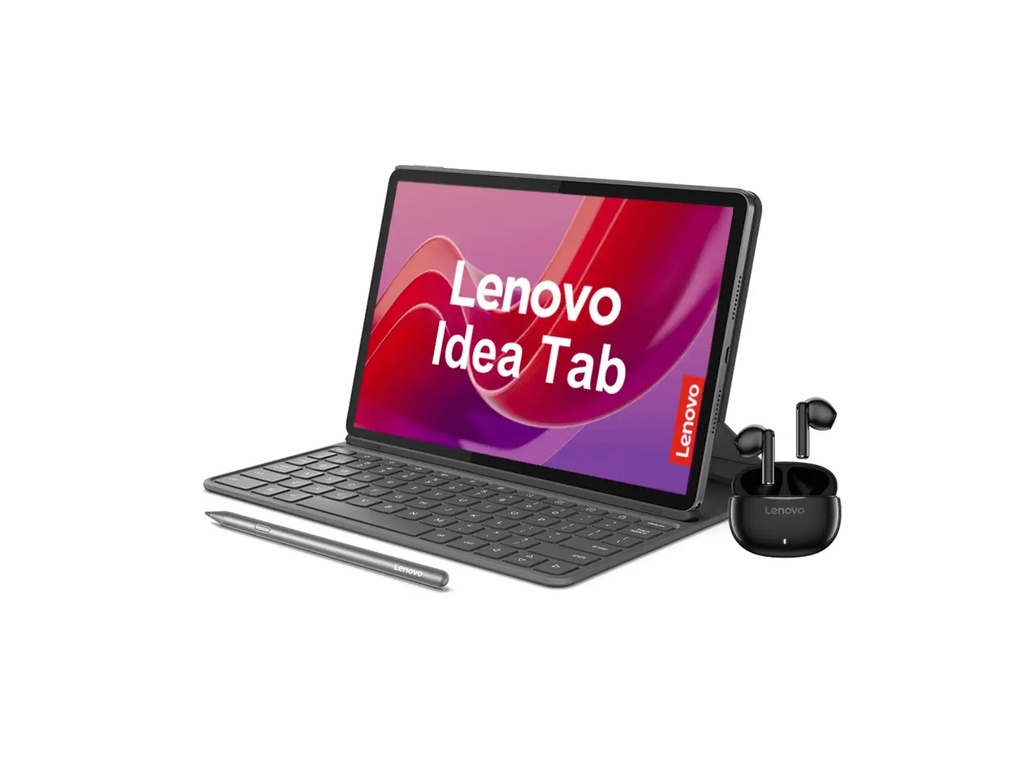 Lenovo Idea Tab 11" WiFi, 8GB RAM, 256GB – Incluye Teclado, Pen Plus y Audífonos E310 (Gris)