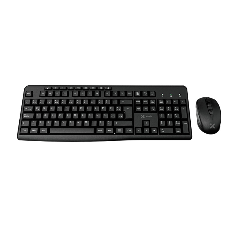 Set inalámbrico teclado y mouse Xtech XTK-311S