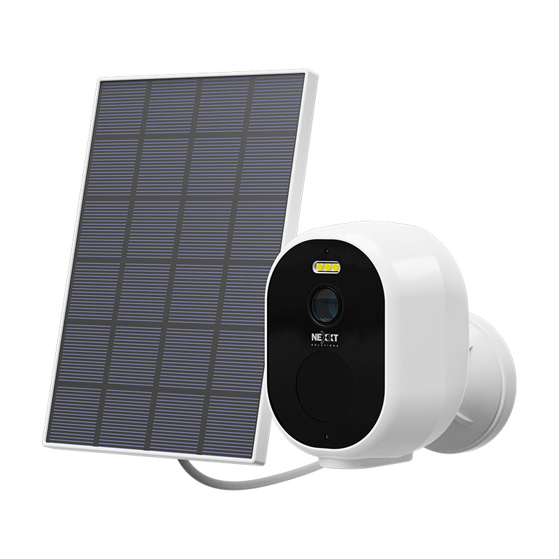 Kit de cámara y panel solar, Nexxt Solutions Home