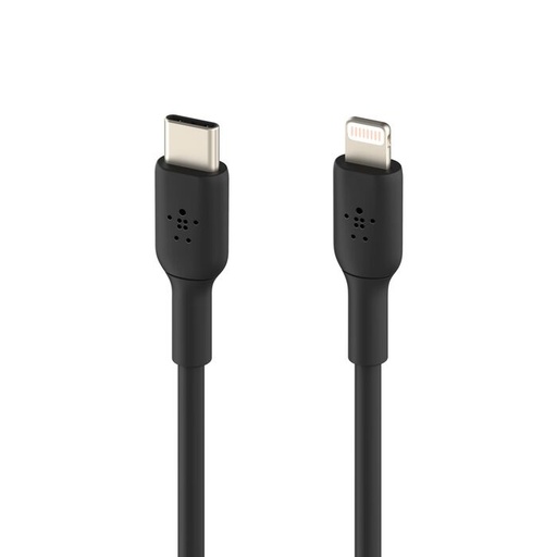 [CAA003BT1MBK] Cable Belkin de Carga Rápida Tipo USB-C a Lightning - 1 Metro