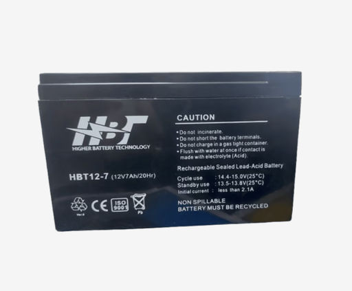 [BATHBT12V7] Batería HBT para UPS 12V 7Ah ABS